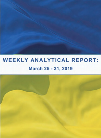 Weekly analytical report: March 25 – March 31 2019