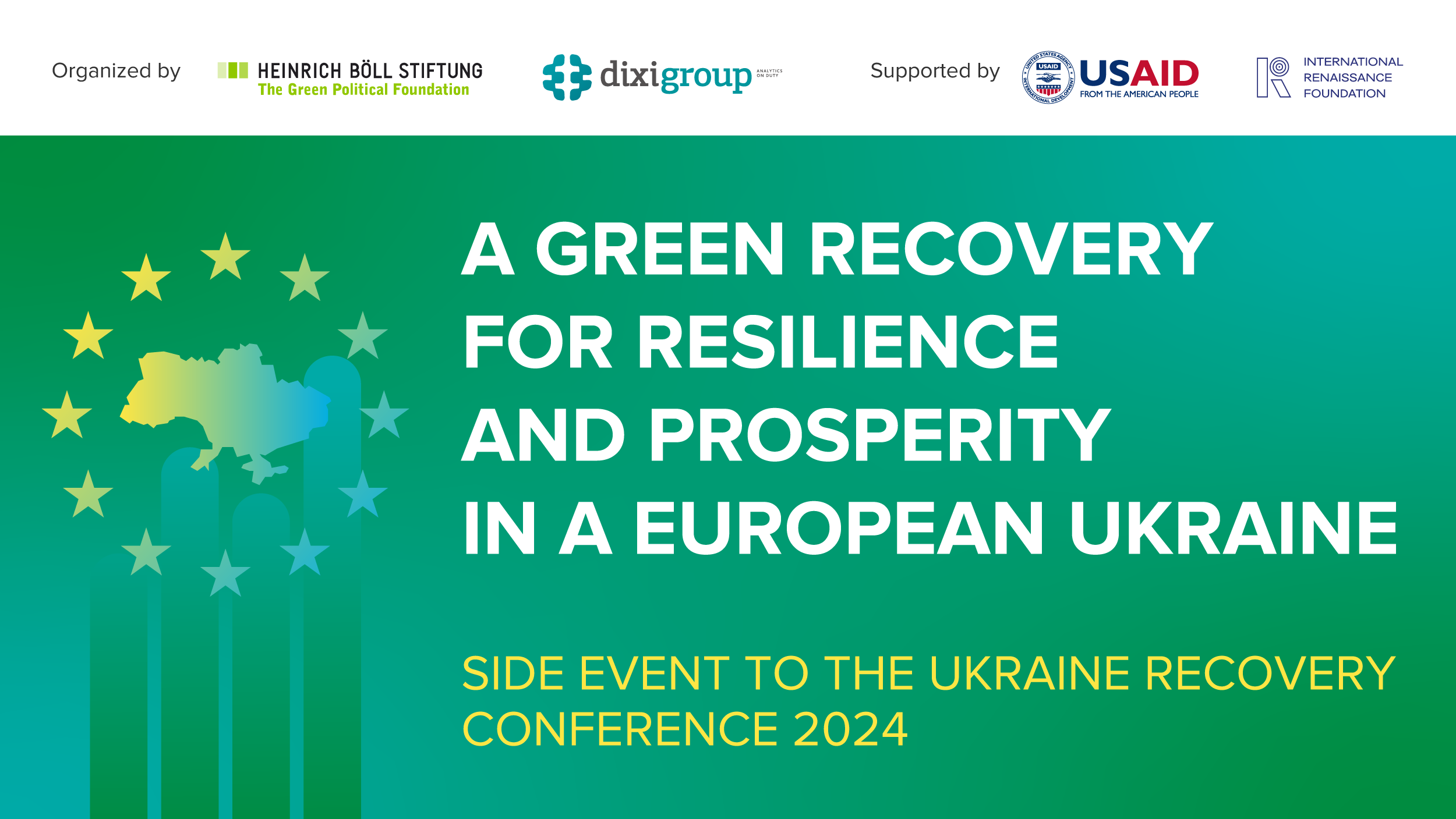 Side event to the URC 2024 “A Green Recovery for Resilience and Prosperity in a European Ukraine”