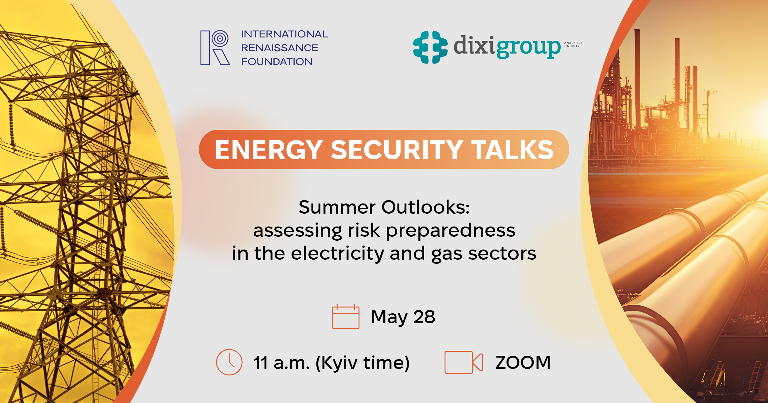 Join us on May 28 for the presentation of Summer Outlooks: what to expect in Ukraine’s energy system this summer?