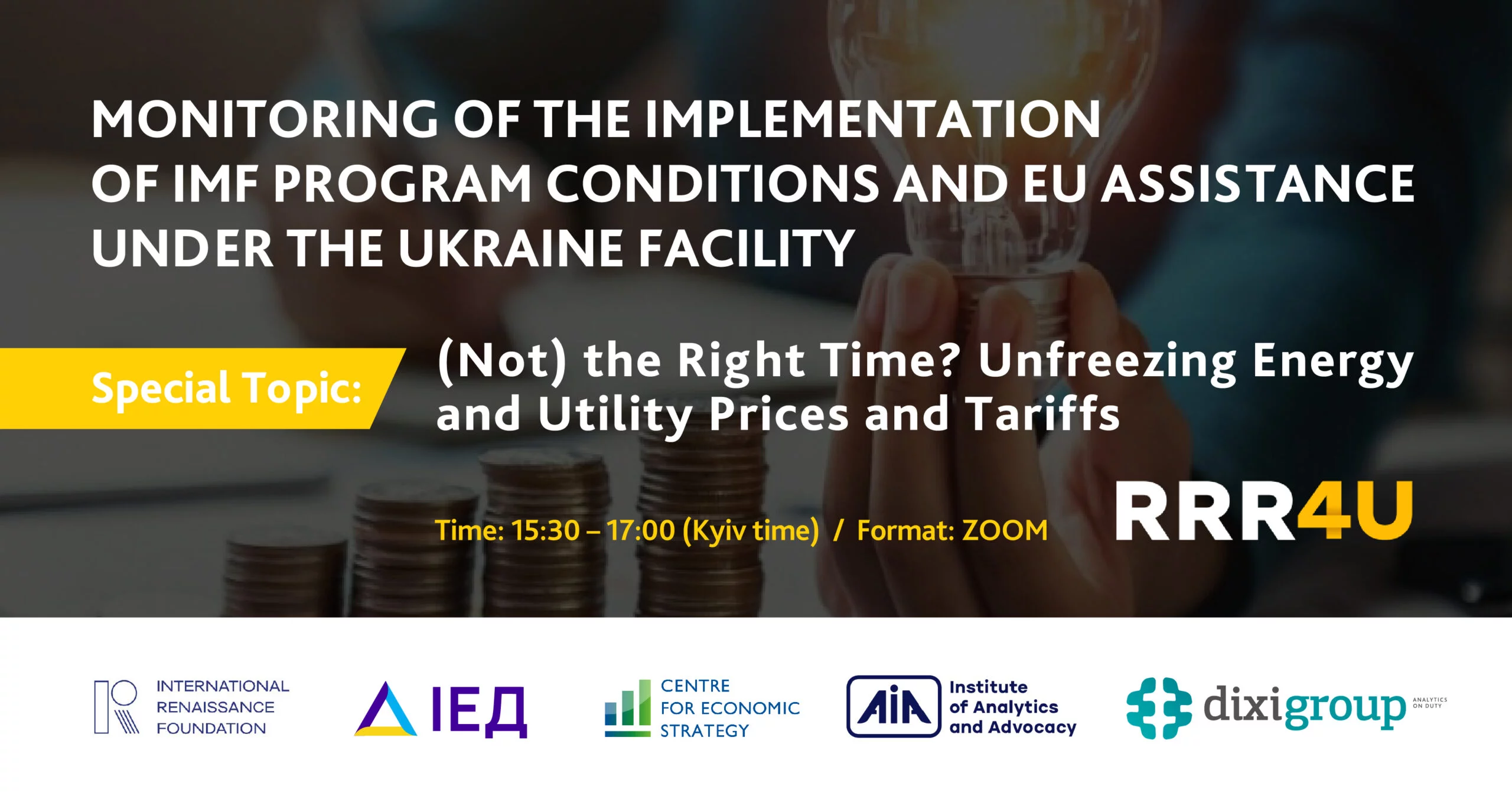 On August 28, the presentation of the Monitoring of IMF Program Conditionality and EU Assistance under the Ukraine Facility
