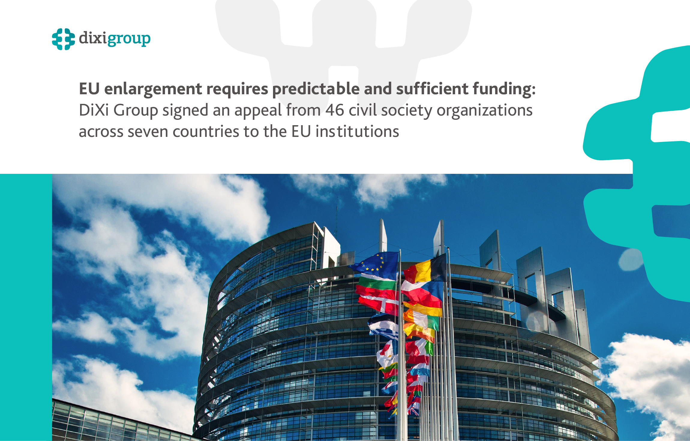 DiXi Group calls for EU enlargement to be provided with predictable and sufficient funding