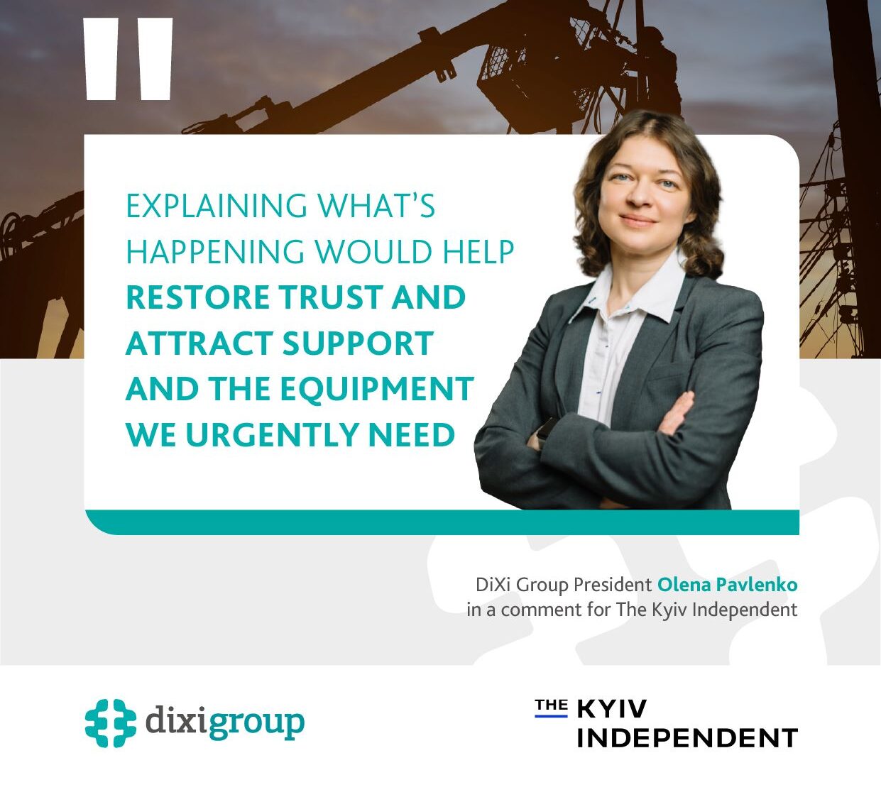 Main challenges in recovering from the most recent attacks on Ukraine’s energy infrastructure – Olena Pavlenko for Kyiv Independent