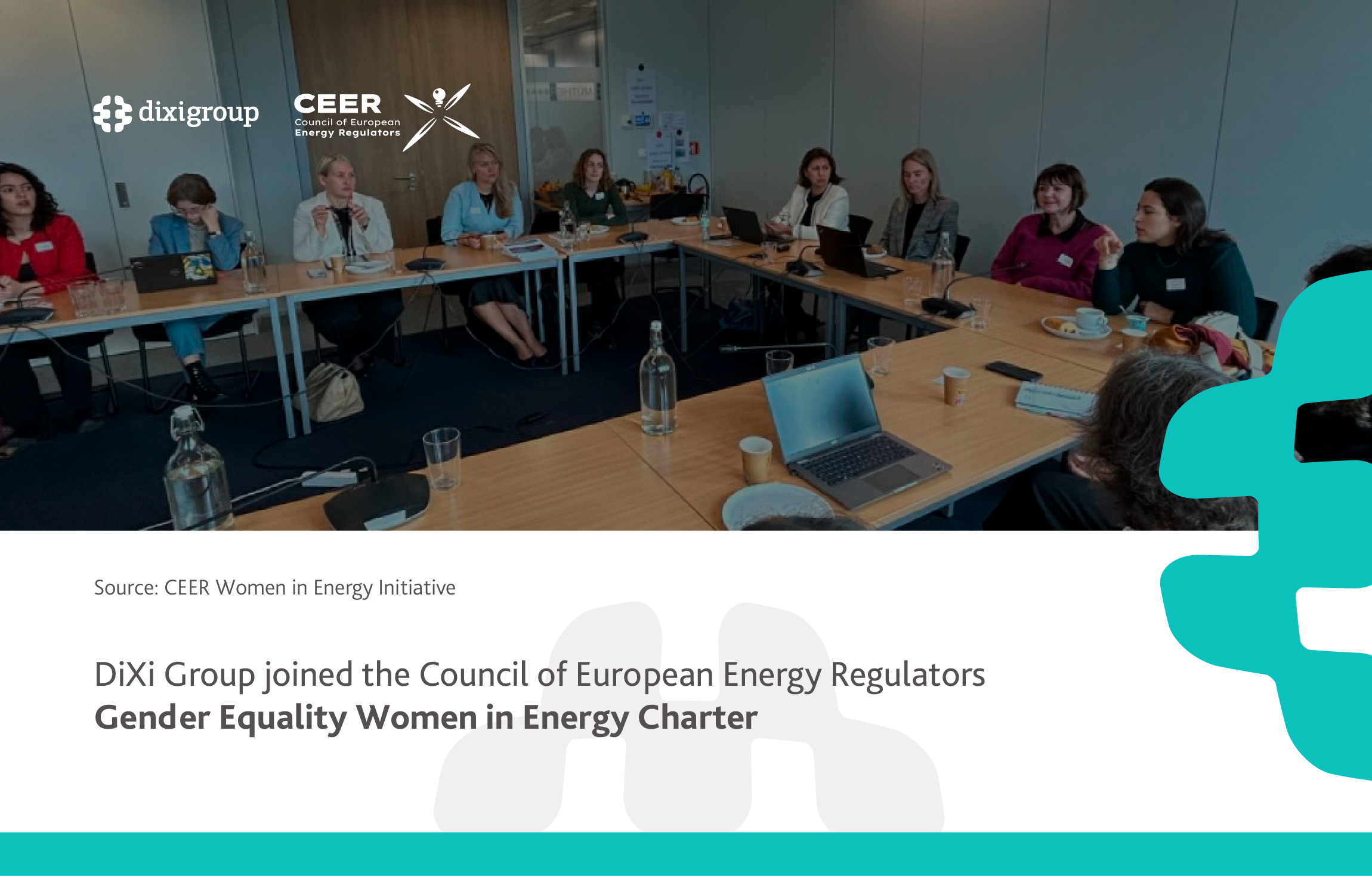 DiXi Group joined the CEER Gender Equality Women in Energy Charter