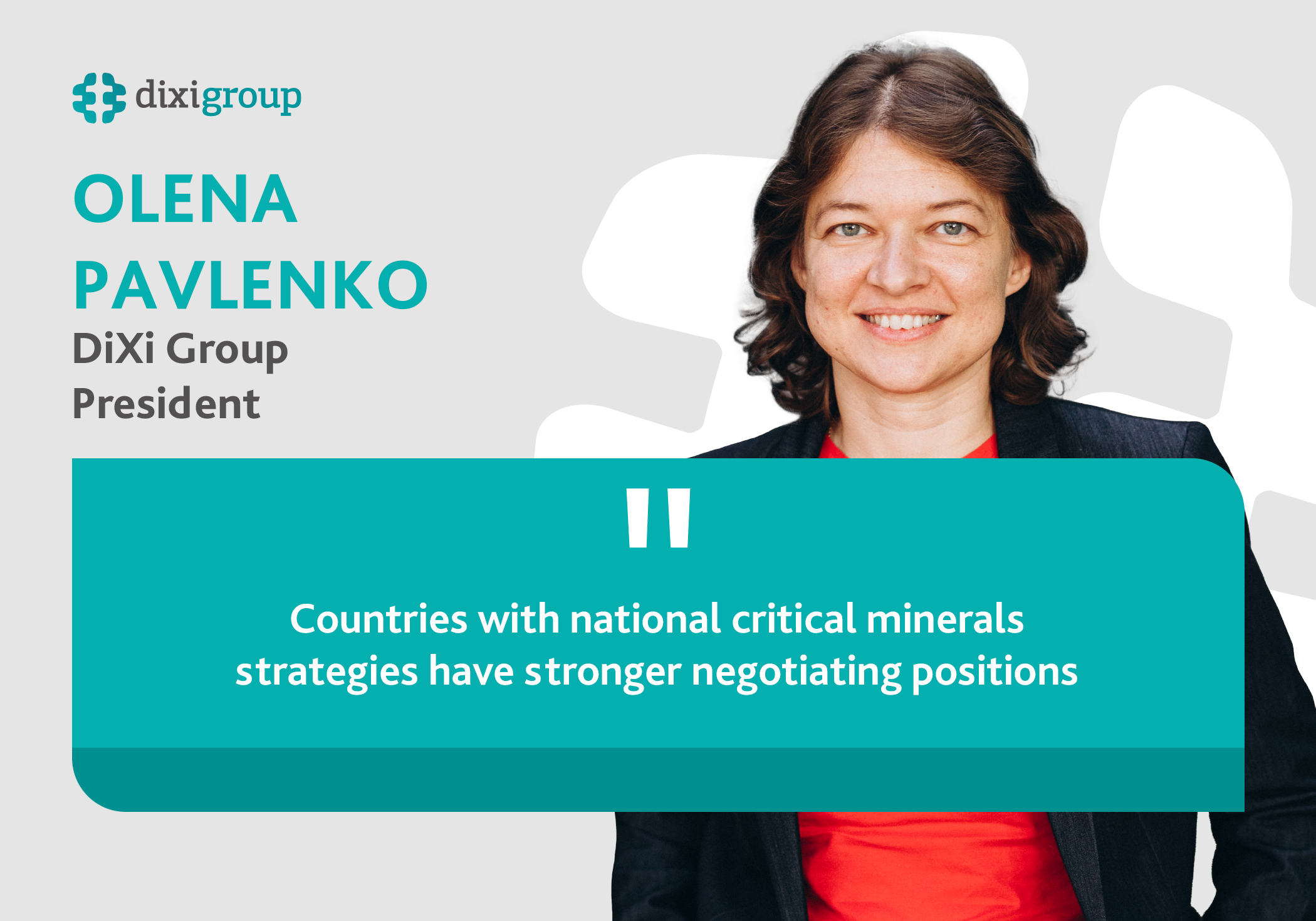 Countries with national critical minerals strategies have stronger negotiating positions