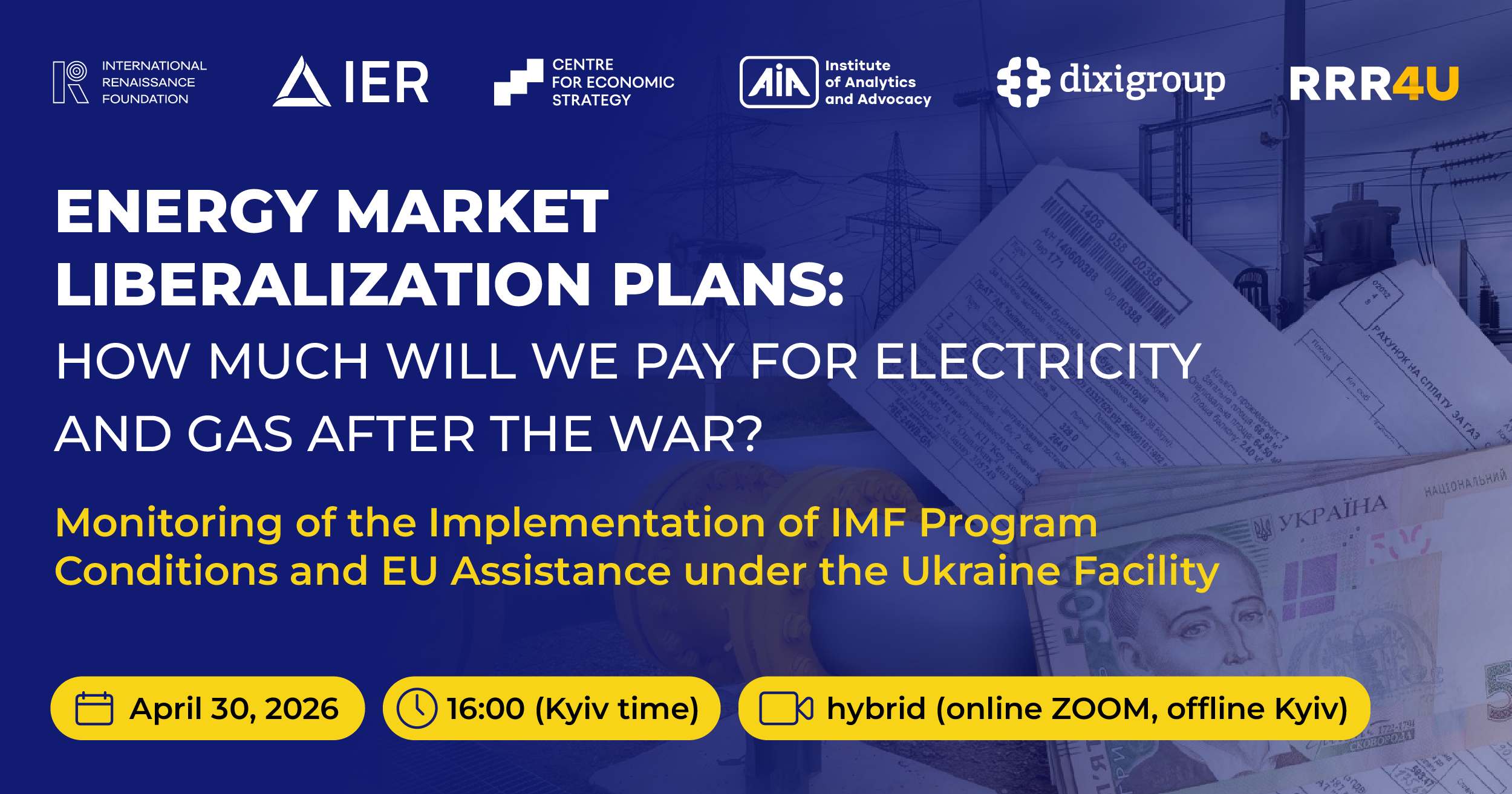 How are Ukraine’s economic reforms moving forward – and how much will we pay for electricity and gas after the war?